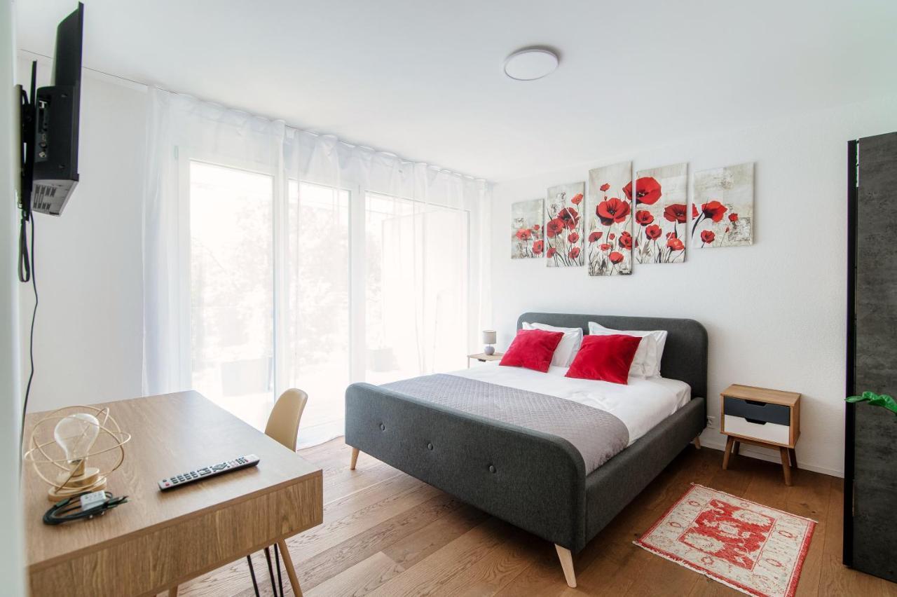 Linda Terrace By Quokka 360 - Modern One-Bedroom Flat With Sun Terrace 洛迦诺 外观 照片