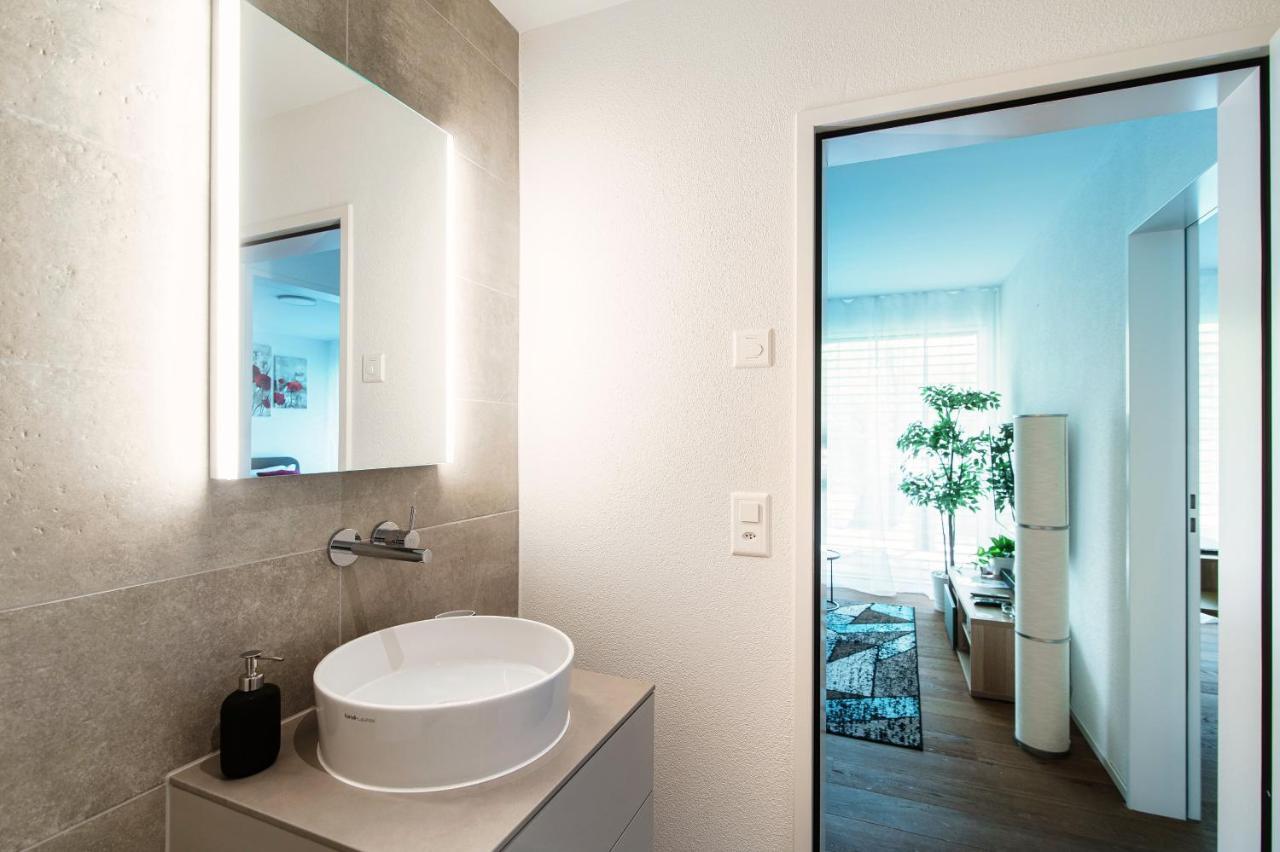 Linda Terrace By Quokka 360 - Modern One-Bedroom Flat With Sun Terrace 洛迦诺 外观 照片